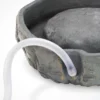 Bachlaufschalen-Set 3-teilig grau mit Solarpumpe