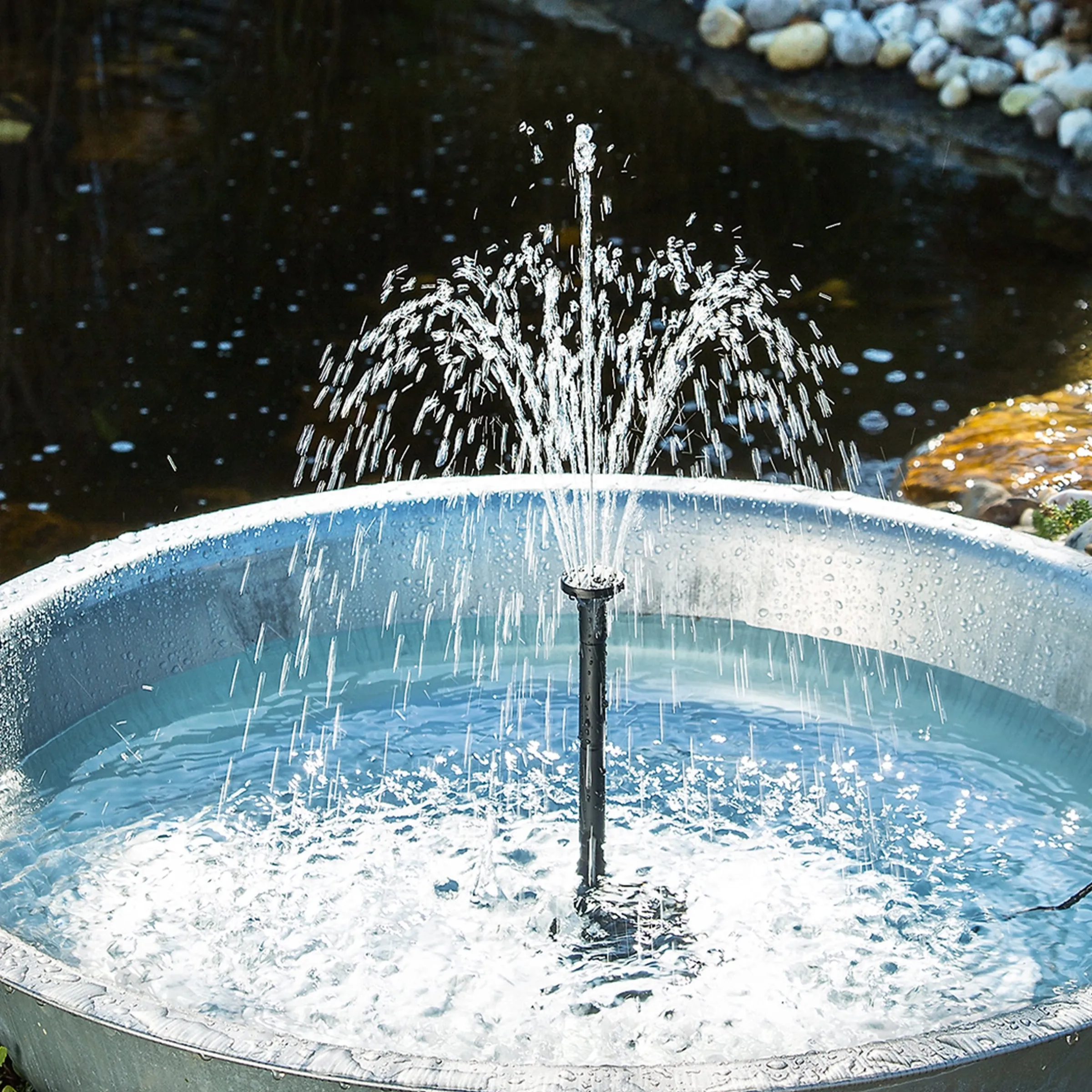 Einzelpumpe Fountain 130/180 mit Trockenlaufschutz