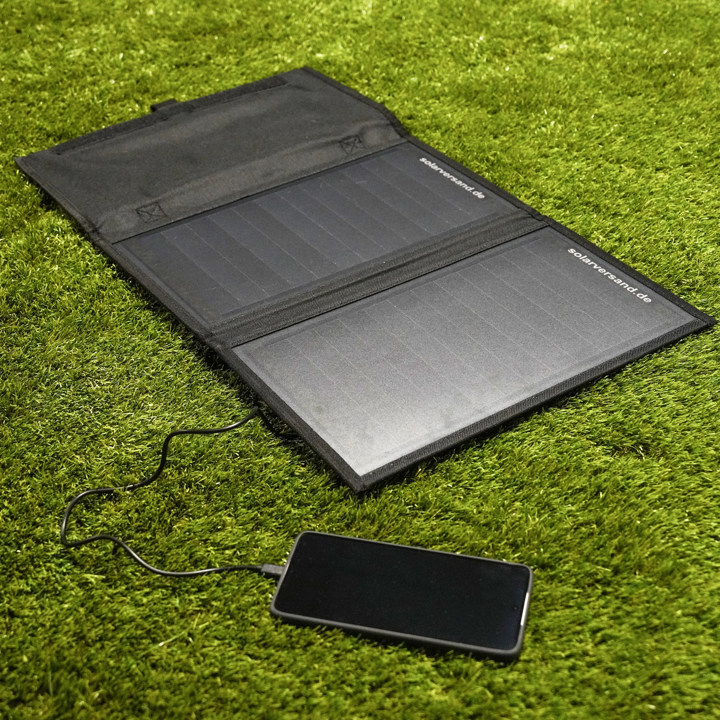 Faltbares Solarmodul 20 Wp mit USB-Ladeanschluss