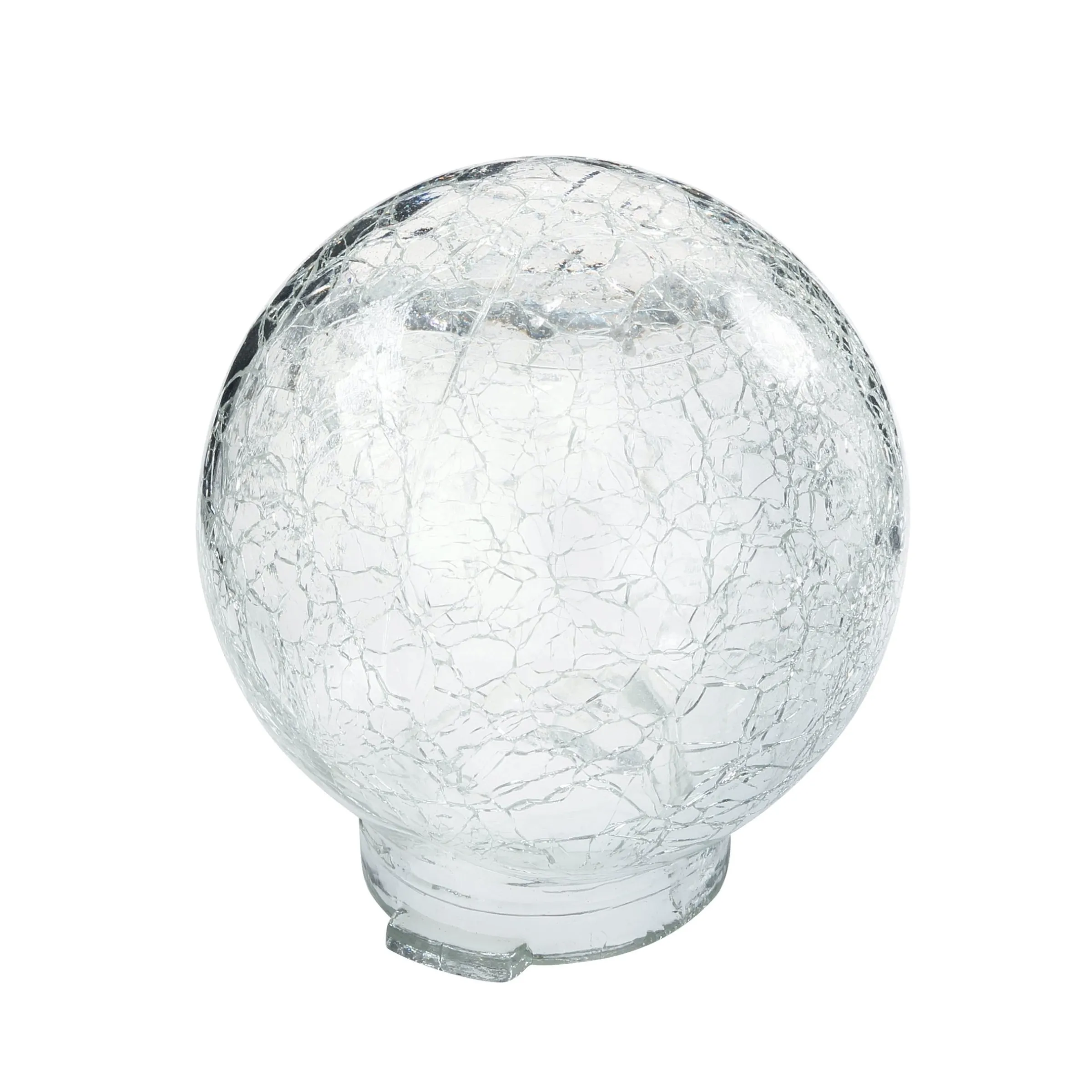 Glaskugel in Bruchglasoptik für Crackle Ball