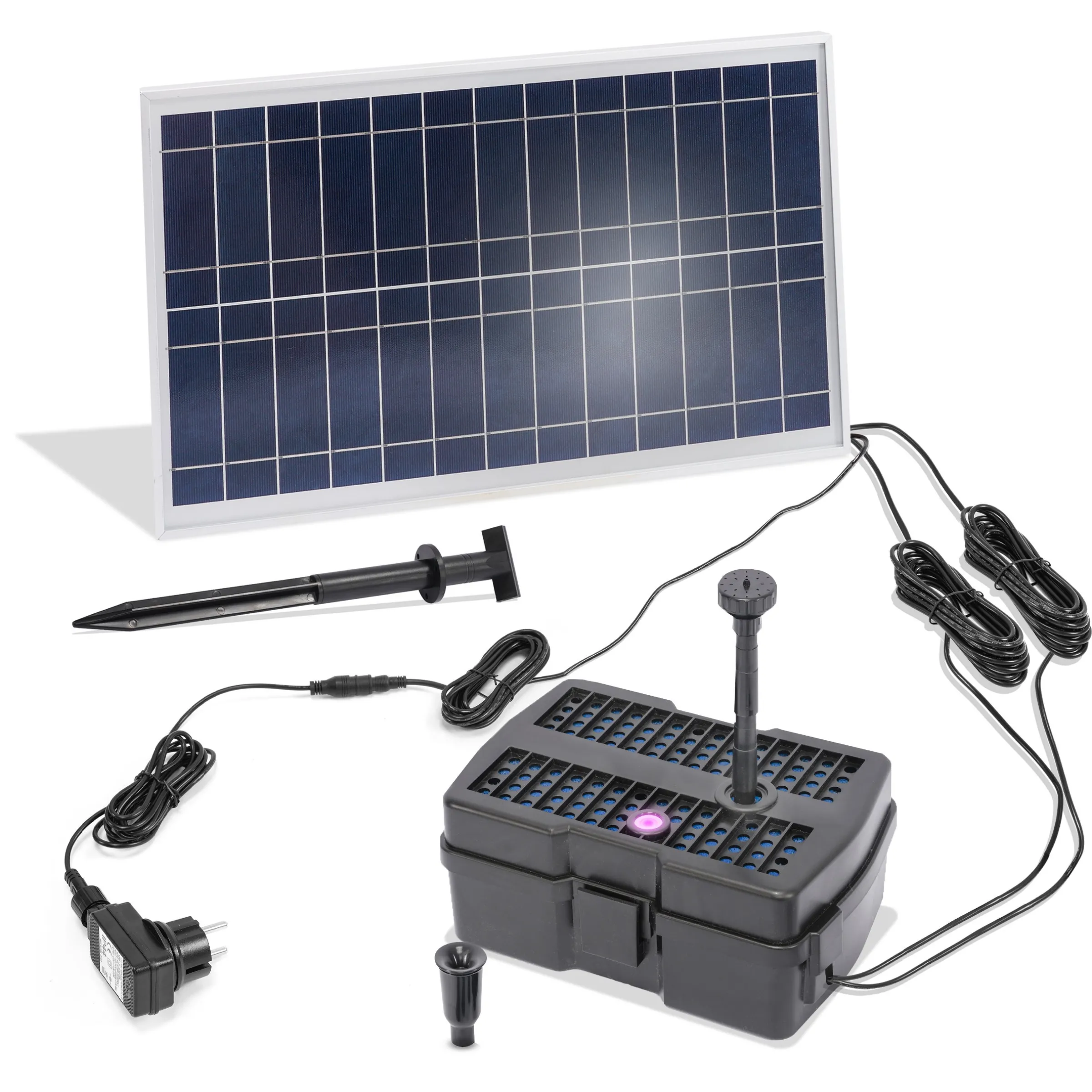 Hybrid Solar/Netz UV-Filtersystem 15/ 800 l/h