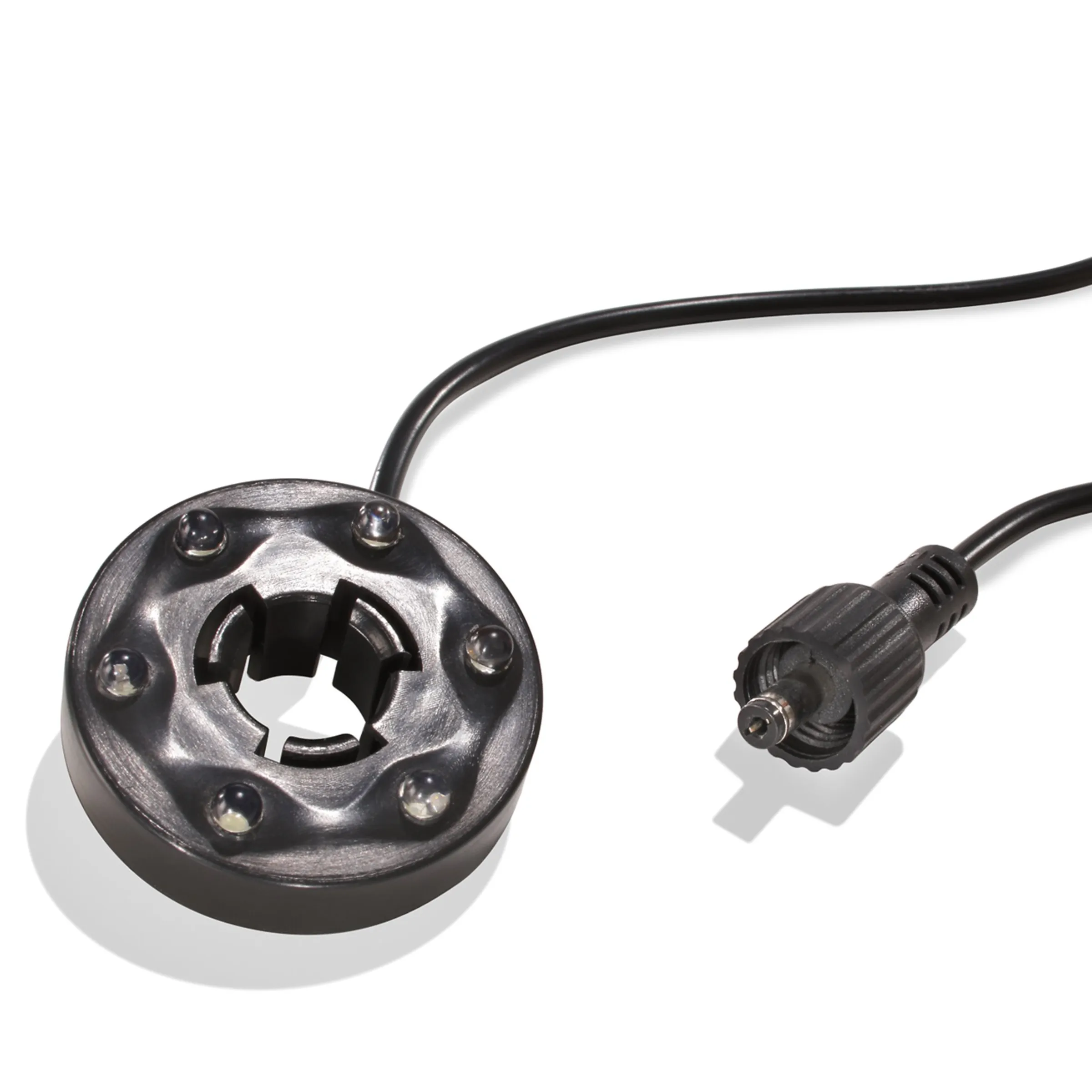 LED Lichtring 12 - 24 VDC mit 6 LEDs, RGB bunt