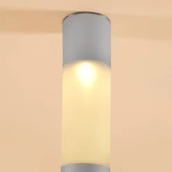 Moderne Solar Standleuchten Pole Light DuoColor im 3er-Set