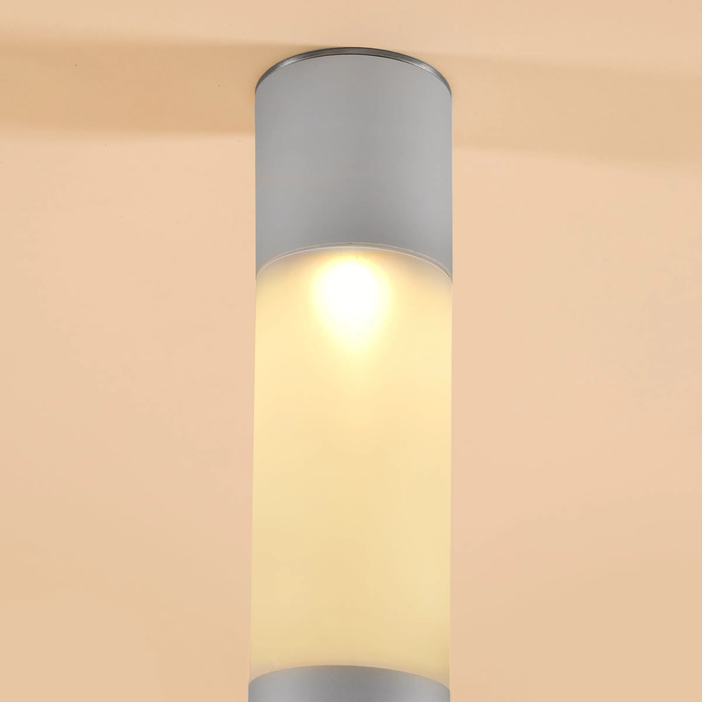 Moderne Solar Standleuchte Pole Light 70 cm DuoColor
