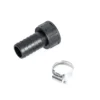 PP-Schlauchtülle 1" x 25 mm mit Überwurfmutter und Schelle