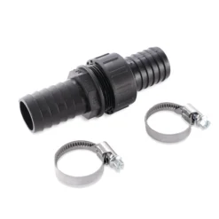 Schlauchverbinder 1 1/4" - 32 mm, inkl. 2 Schlauchschellen
