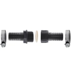 Schlauchverbinder 1" - 25 mm, inkl. 2 Schlauchschellen