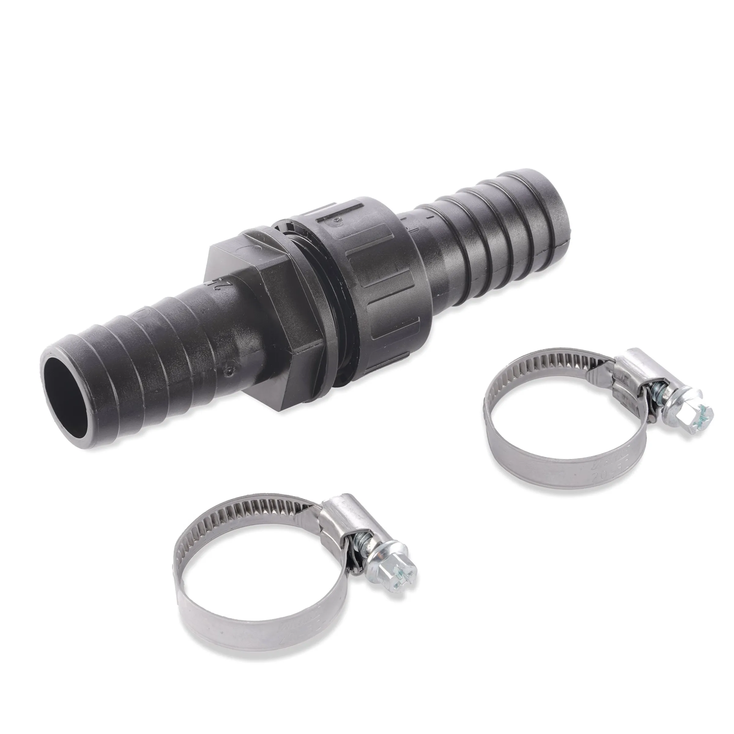 Schlauchverbinder 1" - 25 mm, inkl. 2 Schlauchschellen