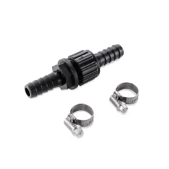 Schlauchverbinder 1/2" - 13 mm, inkl. 2 Schlauchschellen