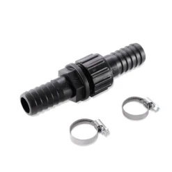 Schlauchverbinder 3/4" - 19 mm, inkl. 2 Schlauchschellen