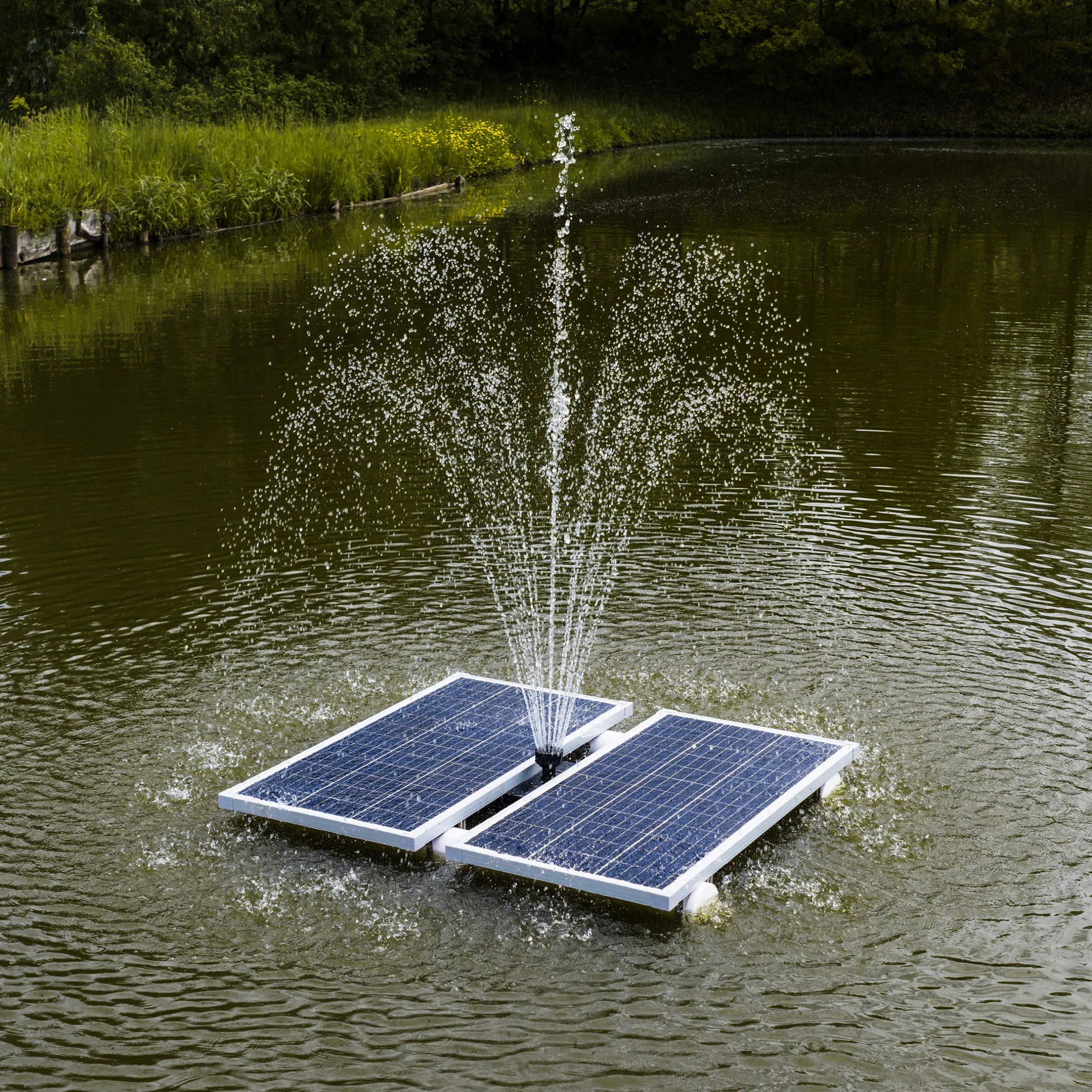 Schwimmender Solar Fischteichbelüfter 160/5000