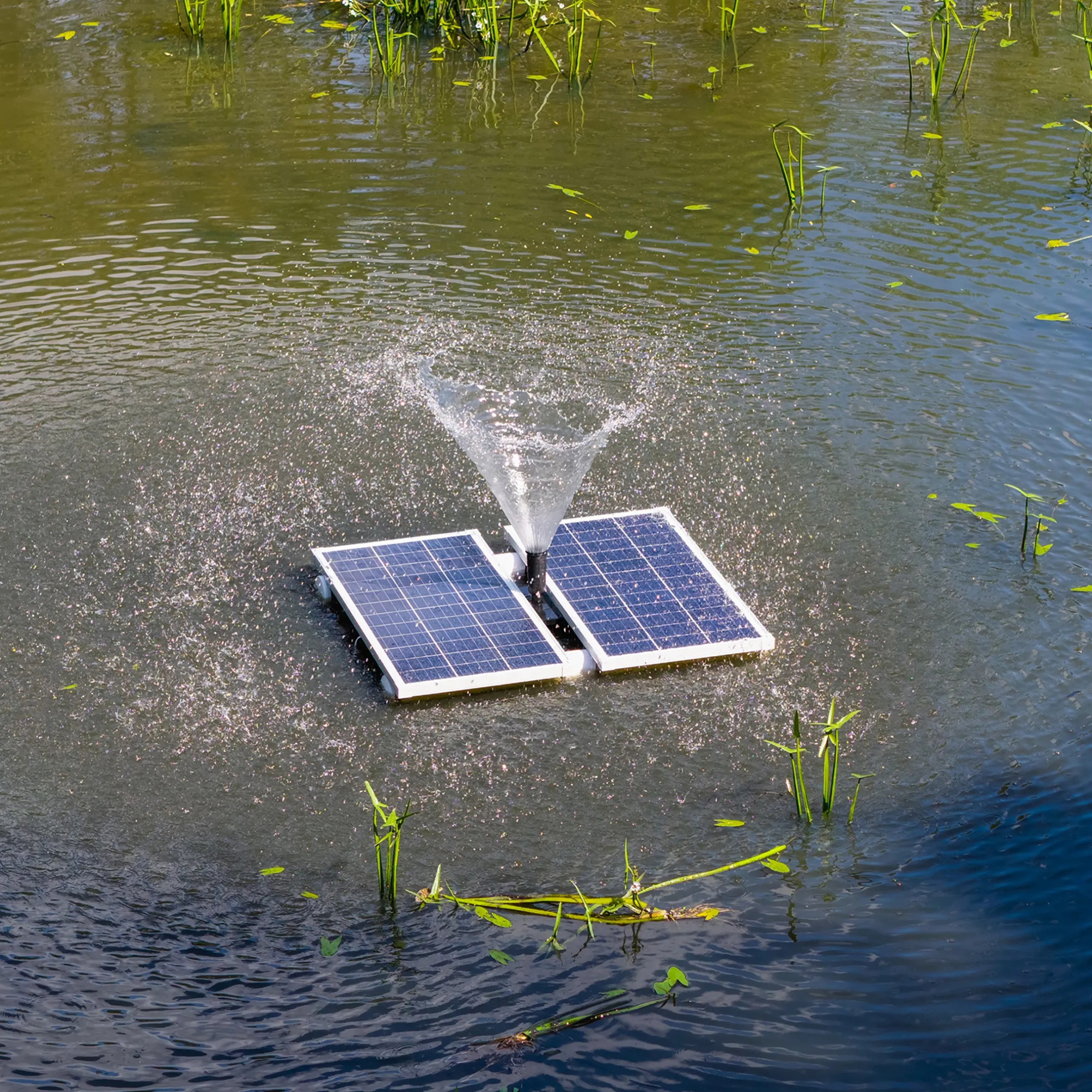 Schwimmender Solar Fischteichbelüfter 160/5000