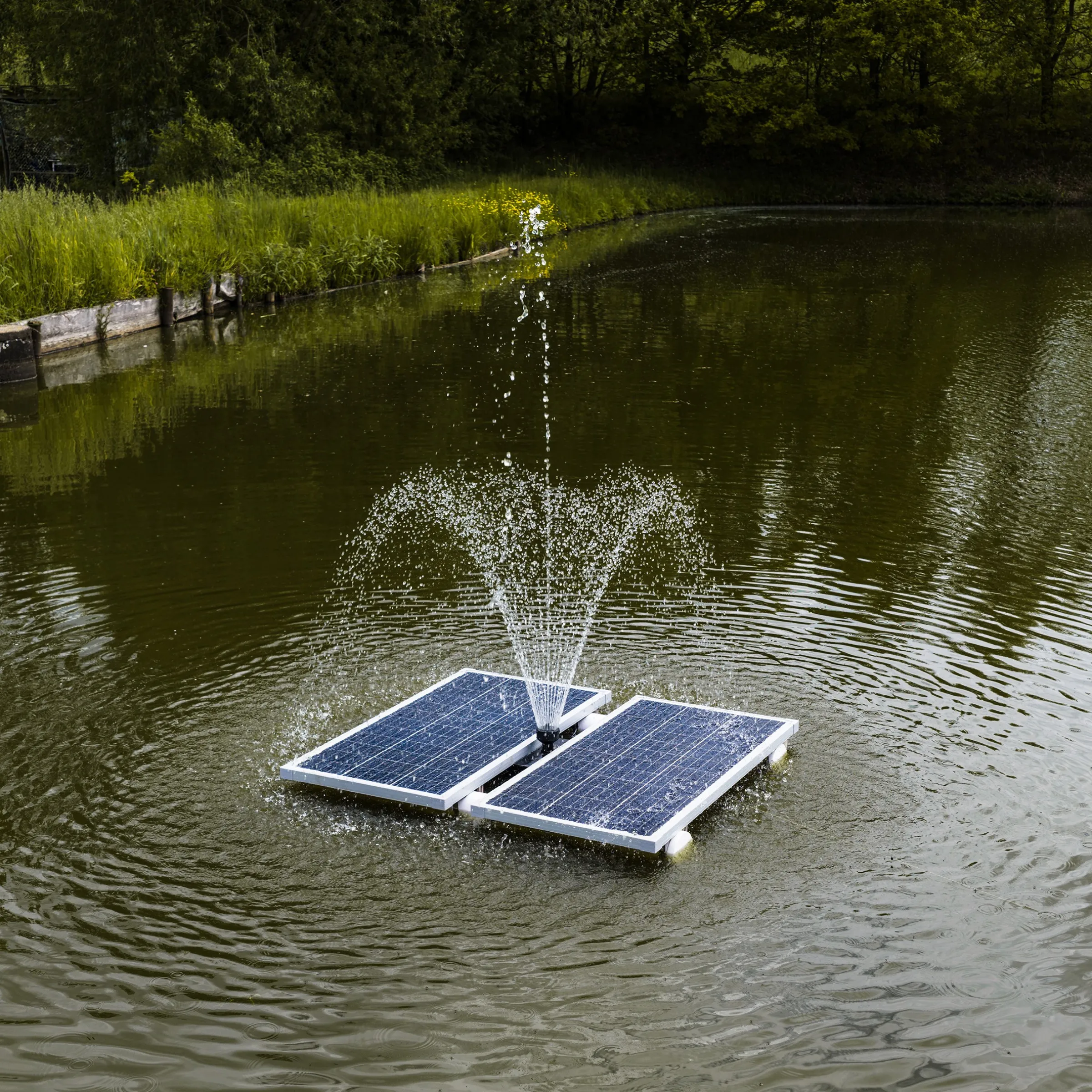 Schwimmender Solar Fischteichbelüfter 160/5000