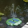 Schwimmendes Solar-Wasserspiel Seerose