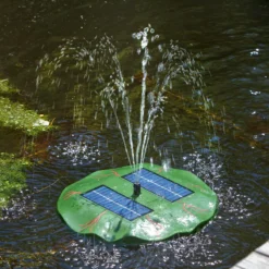 Schwimmendes Solar-Wasserspiel Seerose