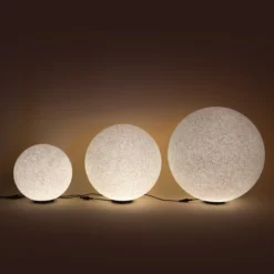Solar Deko-Leuchtsteinset 30, 40 und 50 cm mit externen 2 W Solarmodul
