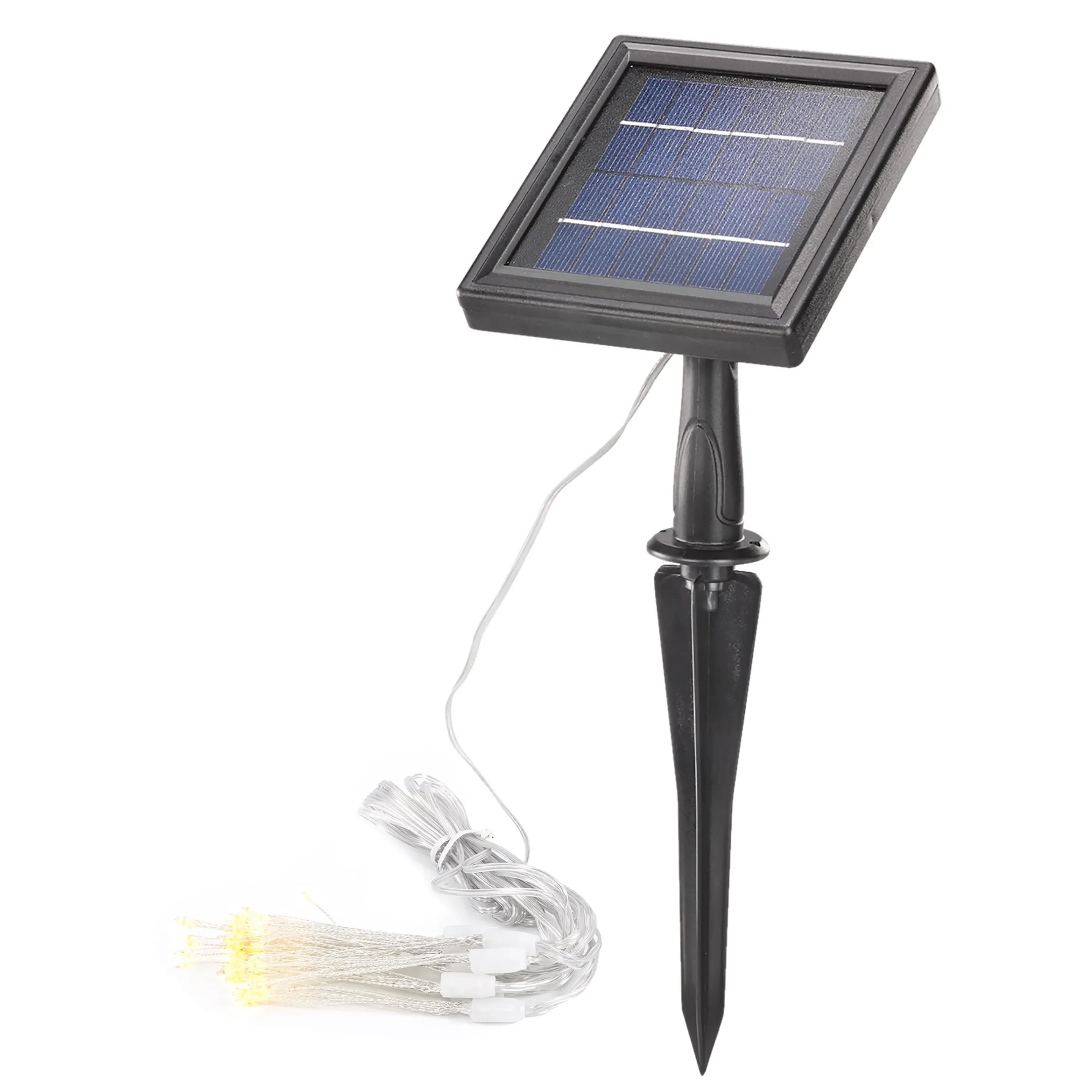 Solar Deko-Lichterkette Feuerwerk mit 100 warmweißen LEDs
