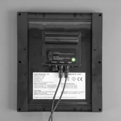 Solar Design Gartenbrunnen mit Wasserlauf und LED Licht