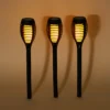 Solar Gartenfackel Lorenzo im 3er-Set