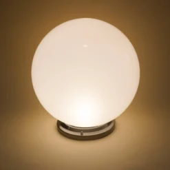 Solarkugel ⌀ 40 cm mit Edelstahlsockel und Fernbedienung