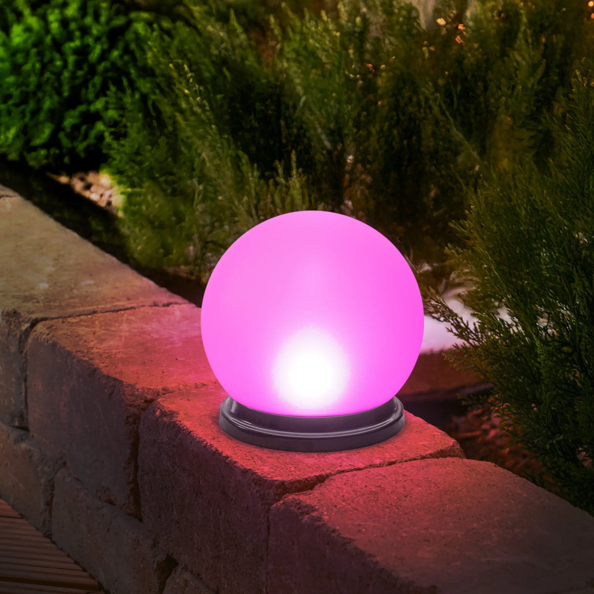 Solarkugel Liana ⌀ 20 cm mit Fernbedienung