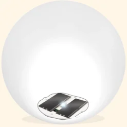 Solar Leuchtkugelset Basic ⌀ 20 & 30 cm mit 7 Lichtfarben