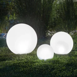Solar Leuchtkugelset Basic ⌀ 20, 30 & 40 cm mit 7 Lichtfarben