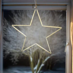 Solar Leuchtstern Ø 40 cm mit 180 warmweißen LEDs