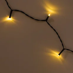 Solar Lichterkette mit 100 warmweißen LEDs