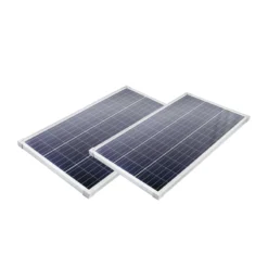 Solarmodul 2er-Set 80 Wp / 18 V mit Stecker 2-polig groß