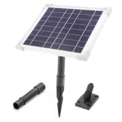 Solarmodul 6 Wp / 8 V mit Akkuspeicher Stecker 2-polig rund
