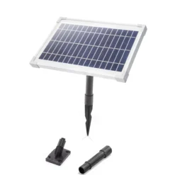 Solarmodul 8 Wp / 8 V mit Stecker 2-polig rund - neues Modell
