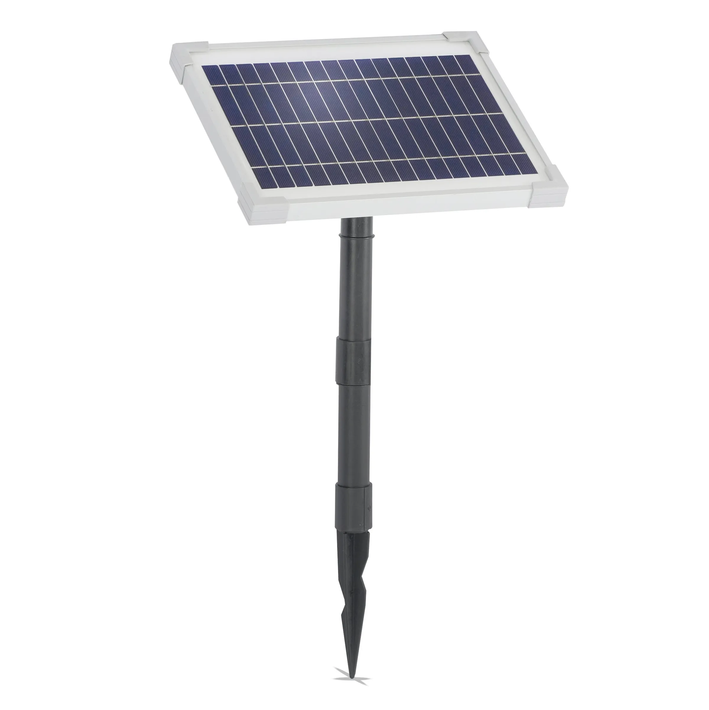 Solarmodul 6 Wp / 8 V mit Stecker 2-polig rund