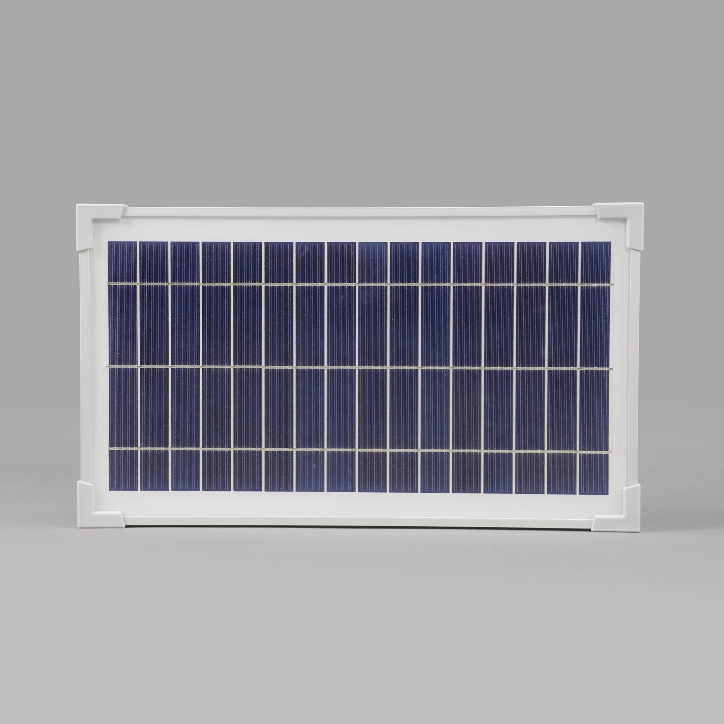 Solarmodul 8 Wp / 8 V mit Stecker 2-polig rund