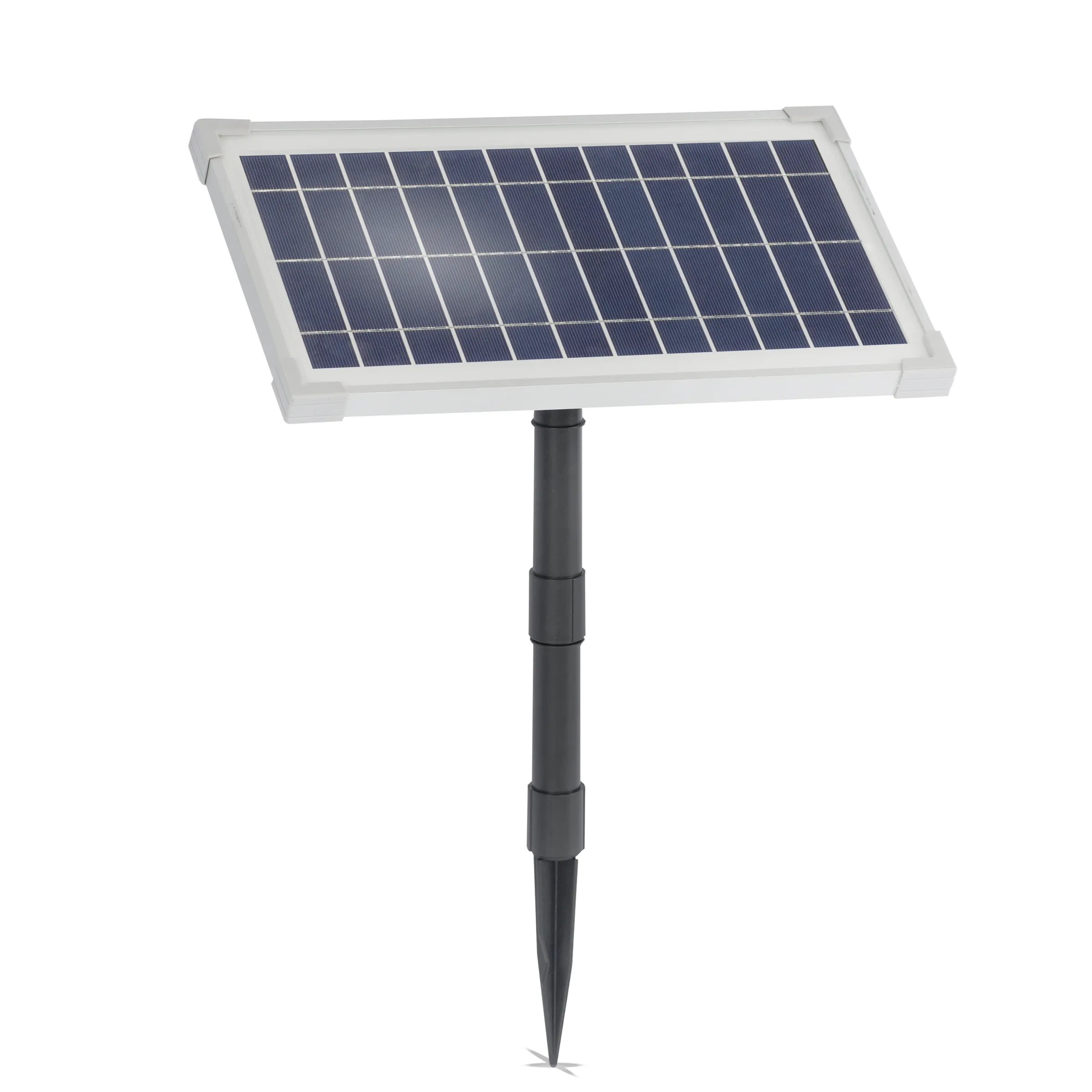 Solarmodul 8 Wp / 6 V mit Stecker 2-polig rund - neues Modell