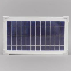 Solarmodul 8 Wp / 6 V mit Stecker 2-polig rund - neues Modell