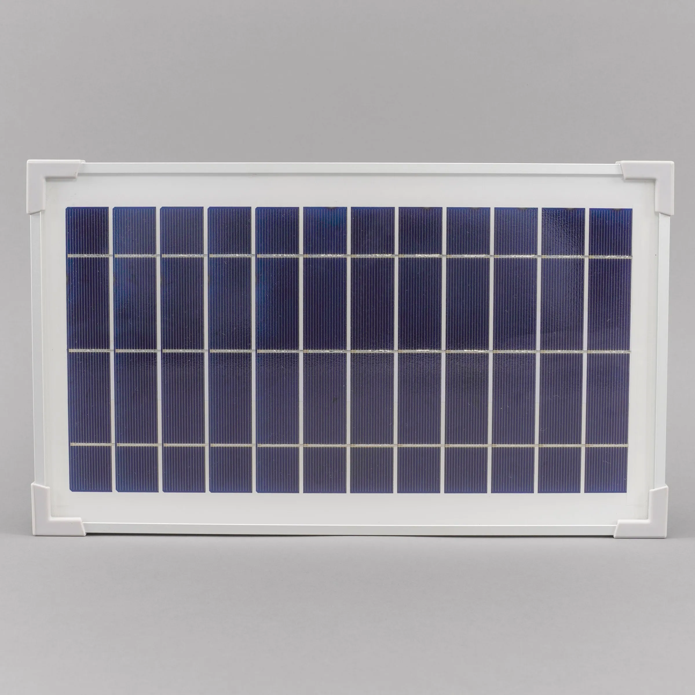 Solarmodul 8 Wp / 6 V mit Stecker 2-polig rund - neues Modell