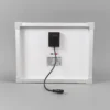 Solarmodul 12 Wp / 12 V mit Stecker 2-polig klein - neues Modell