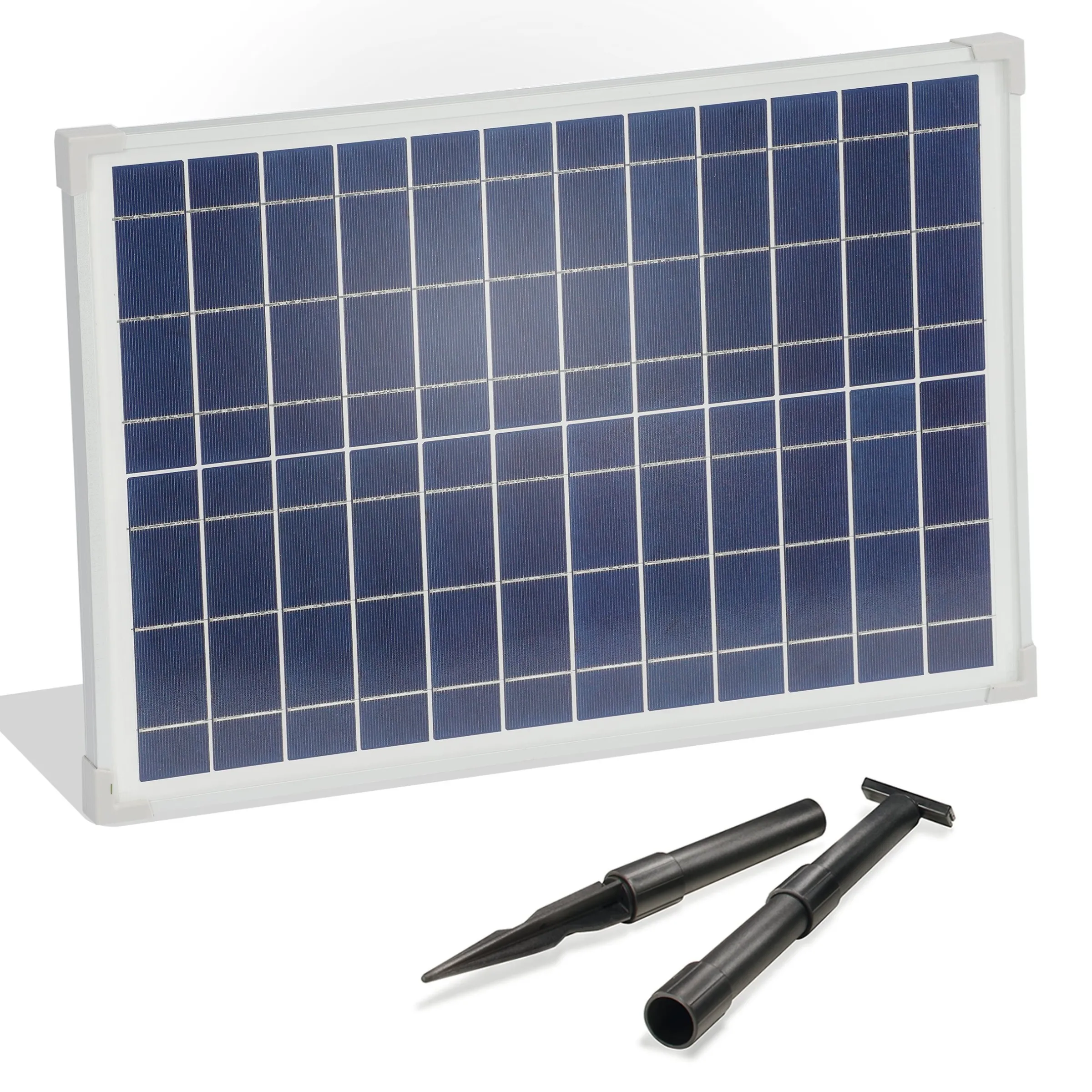 Solarmodul 25 Wp / 12 V mit Stecker 2-polig klein - neues Modell