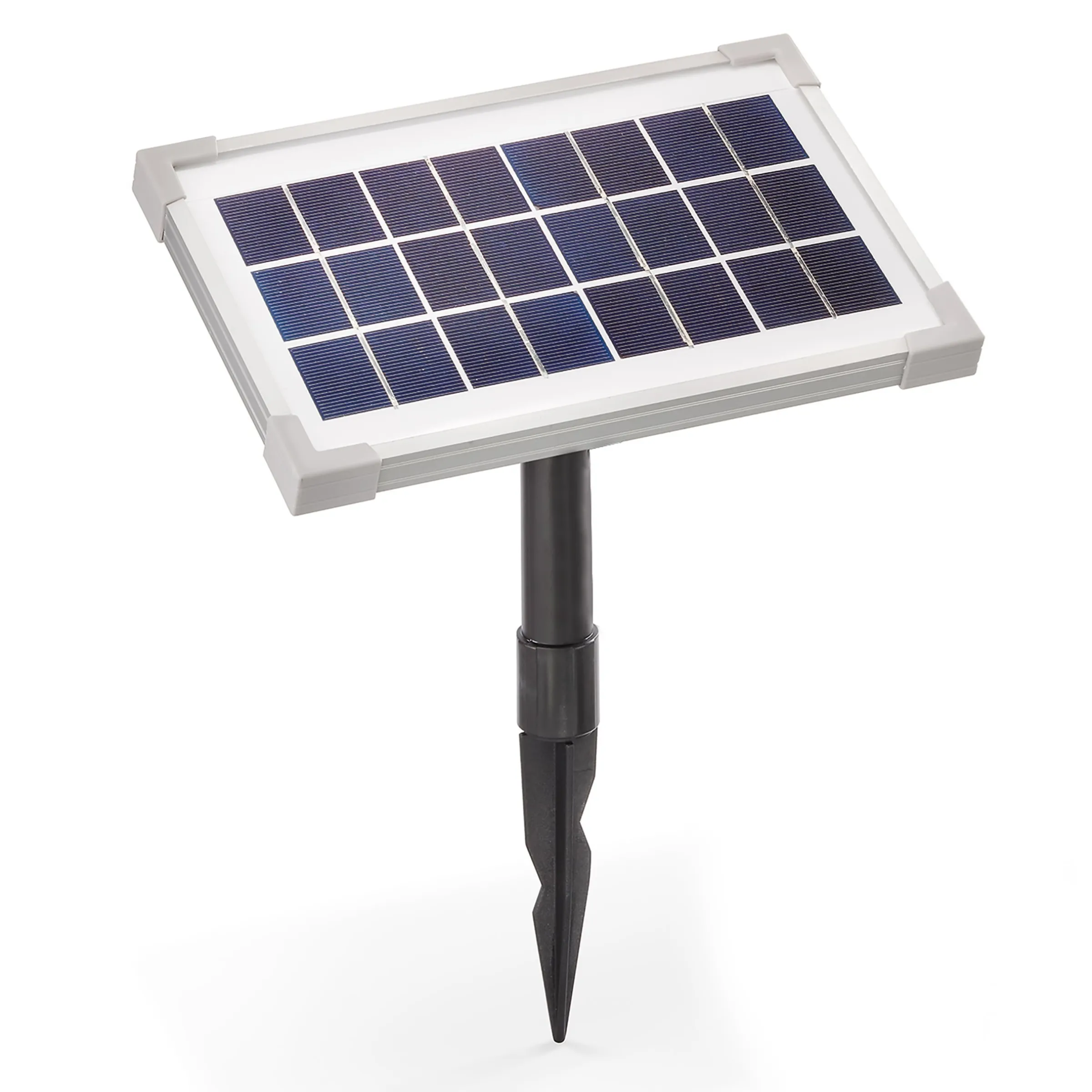 Solarmodul 3,5 Wp / 6 V mit Stecker 2-polig rund