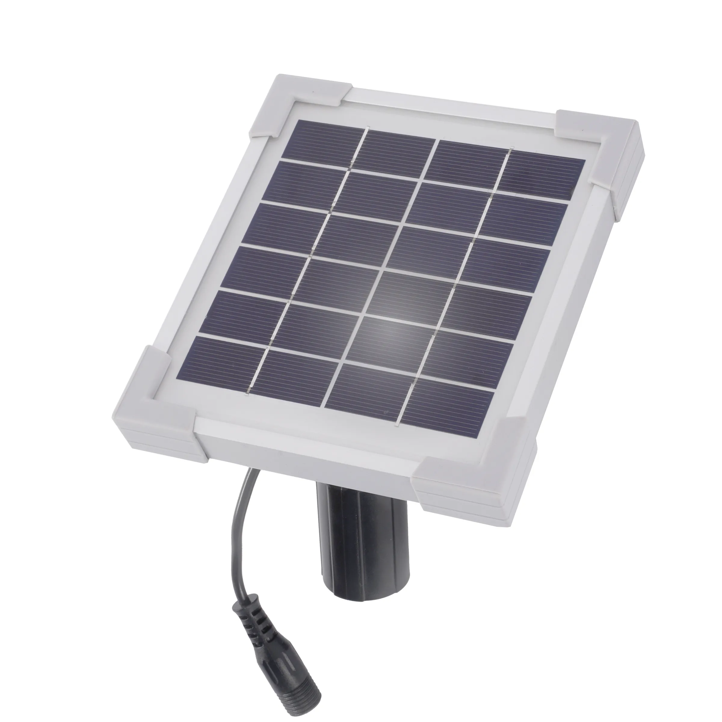 Solarmodul 2 Wp / 6 V ohne Akku Stecker 2-polig rund