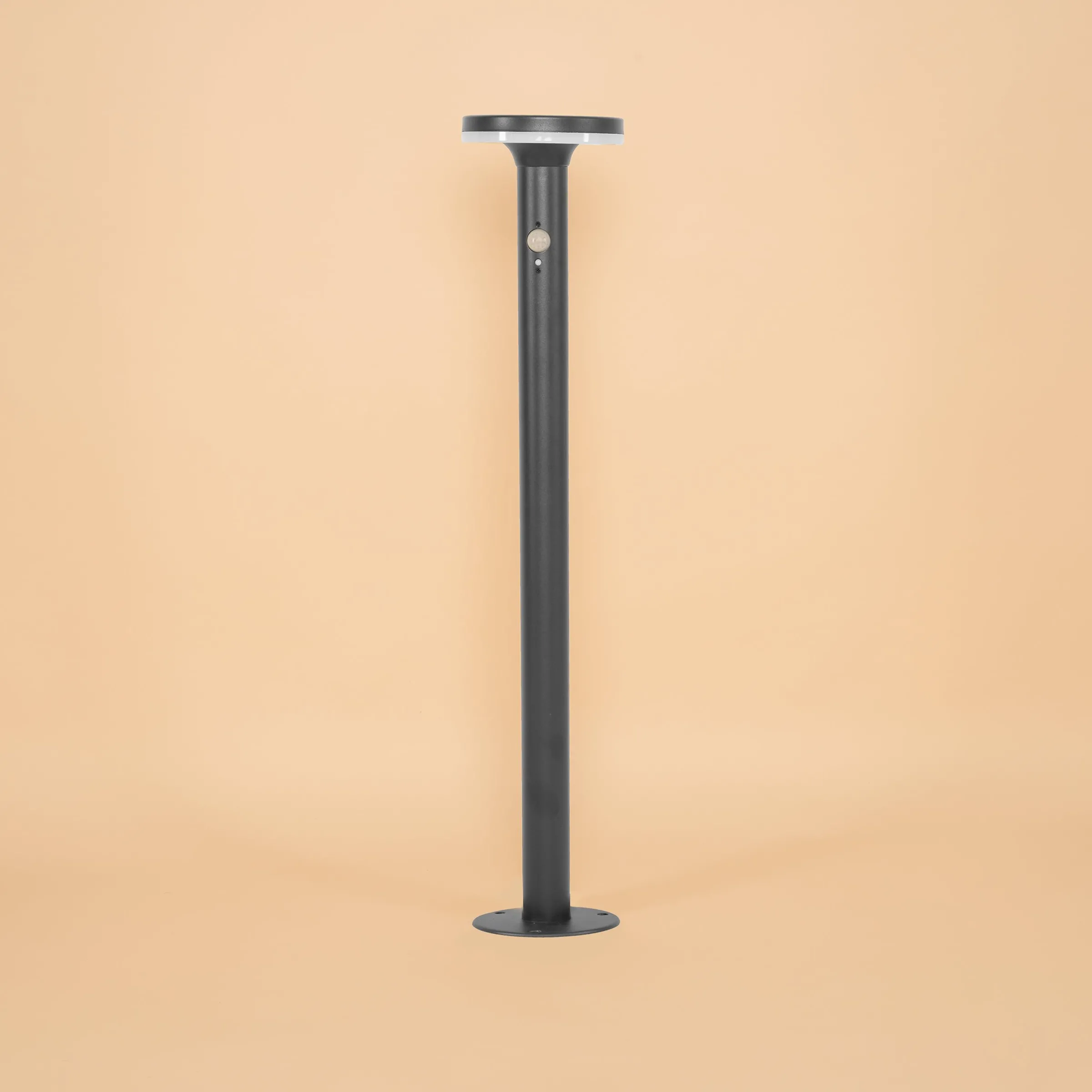 Solar PIR-Standleuchte Mia 85 cm in schwarz