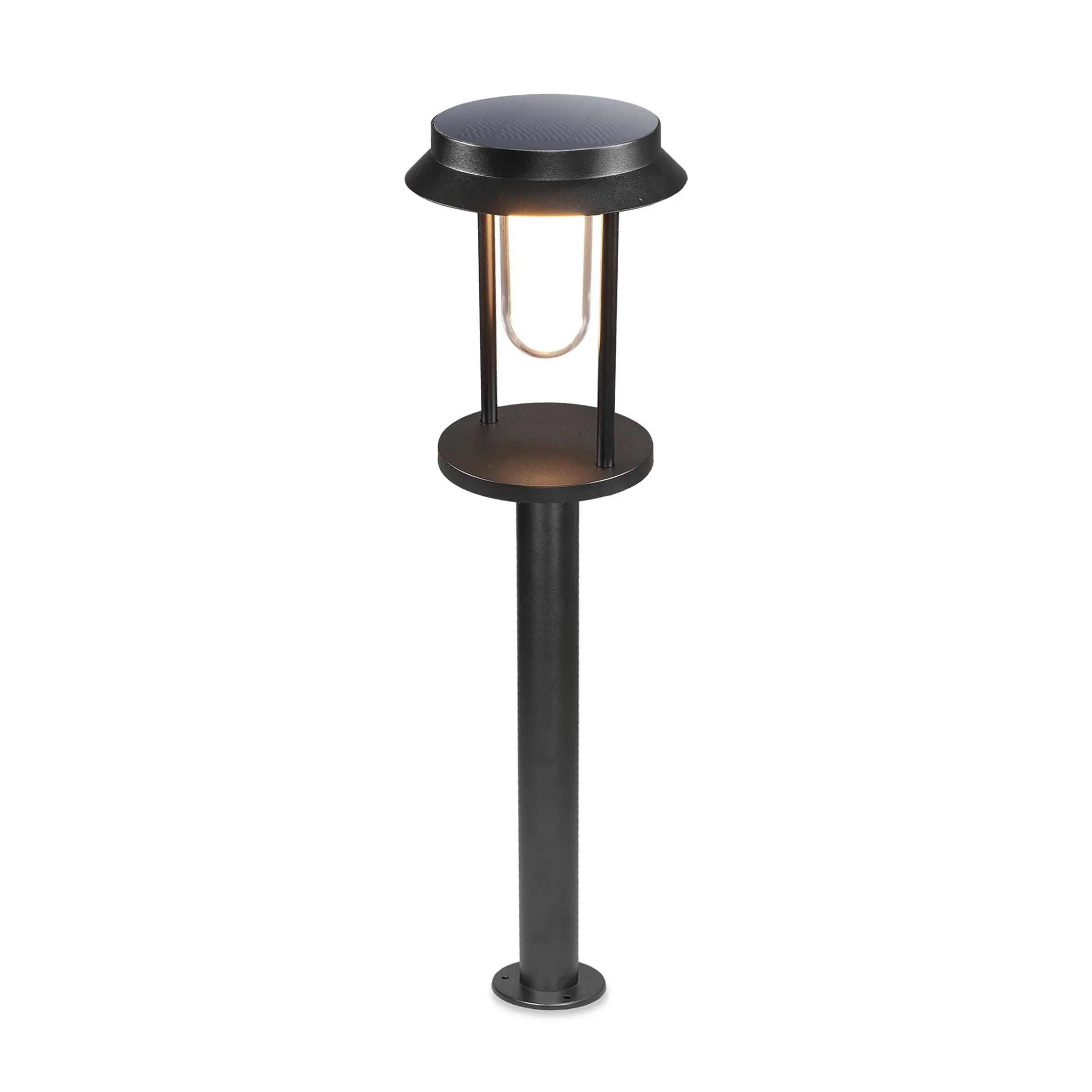 Solar Pollerleuchte Svenja 73 cm, schwarz