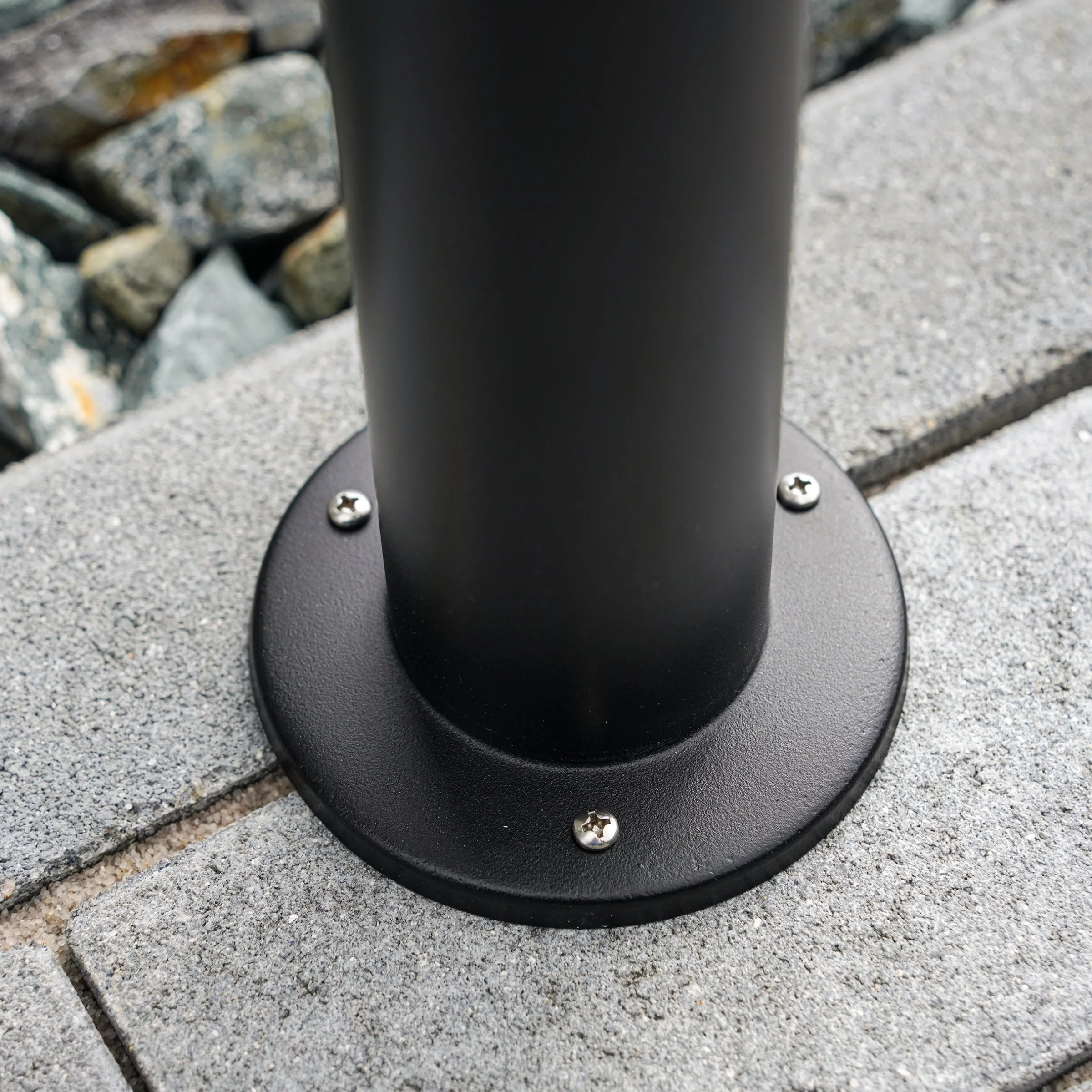 Solar Pollerleuchte Svenja 73 cm, schwarz