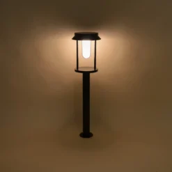 Solar Pollerleuchte Svenja 73 cm, schwarz