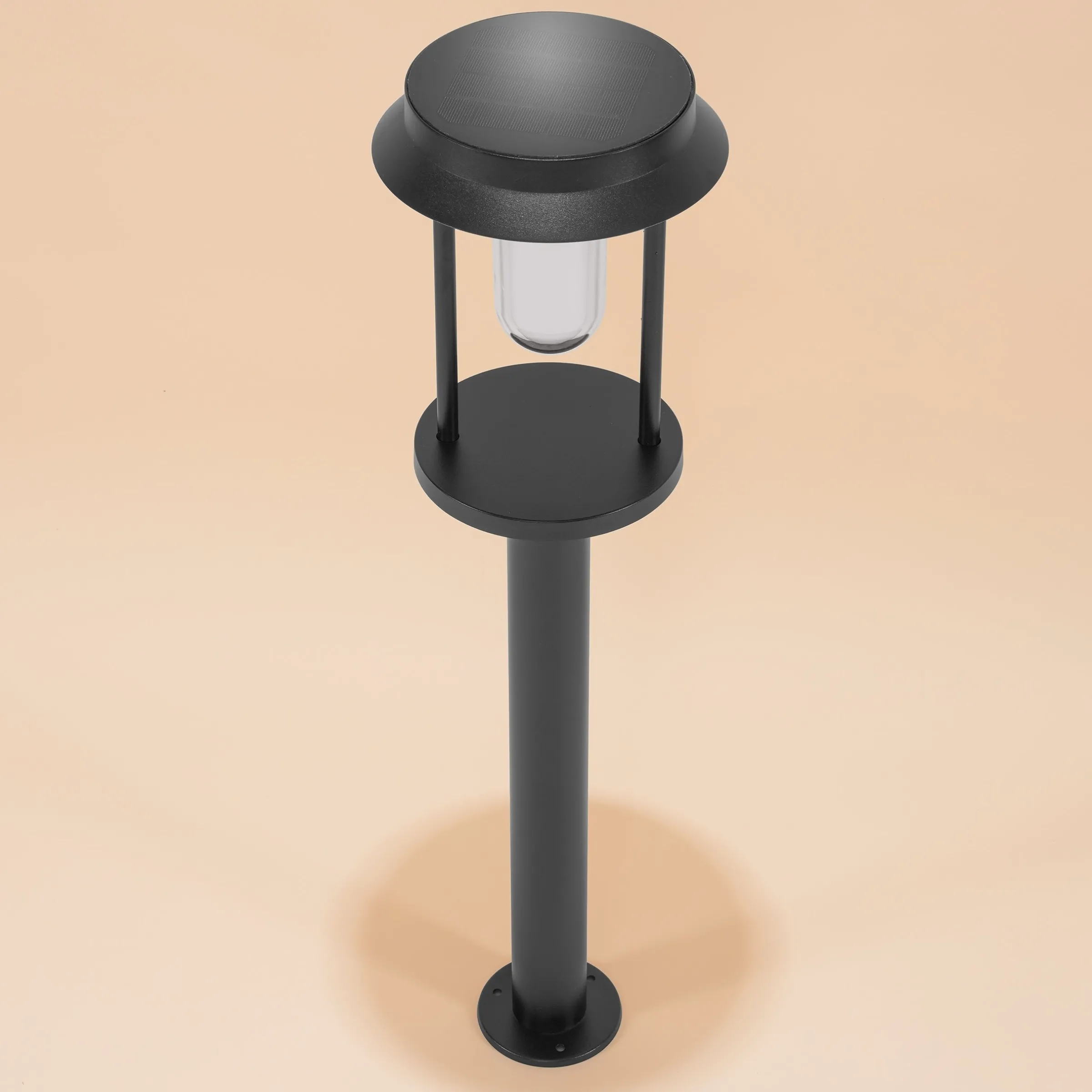 Solar Pollerleuchte Svenja 73 cm, schwarz