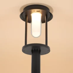 Solar Pollerleuchte Svenja 73 cm, schwarz