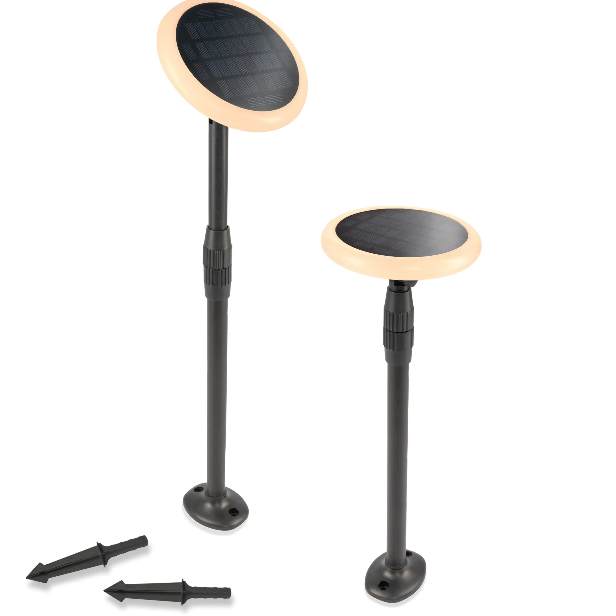 Solar Stableuchten im 2er-Set, flexibel einstellbar