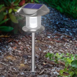 Solar Stableuchte Sunnylight 38 cm aus Edelstahl