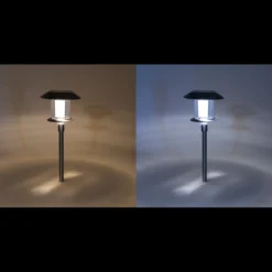 Solar Stableuchte Sunnylight 38 cm aus Edelstahl